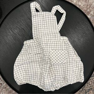 NWT Soor Ploom Grid Oona Romper size 6Y